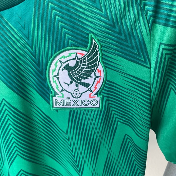 Adidas Mexico Home Soccer Jersey. Green. - Picture 9 of 14